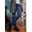 SPODNIE BAWEŁNIANE CARLOS BLUE 219 SLIM