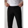 SPODNIE BAWEŁNIANE TREVOR CZARNY 211 COMFORT SLIM