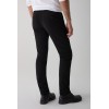 SPODNIE BAWEŁNIANE TREVOR CZARNY 211 COMFORT SLIM