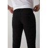 SPODNIE BAWEŁNIANE TREVOR CZARNY 211 COMFORT SLIM