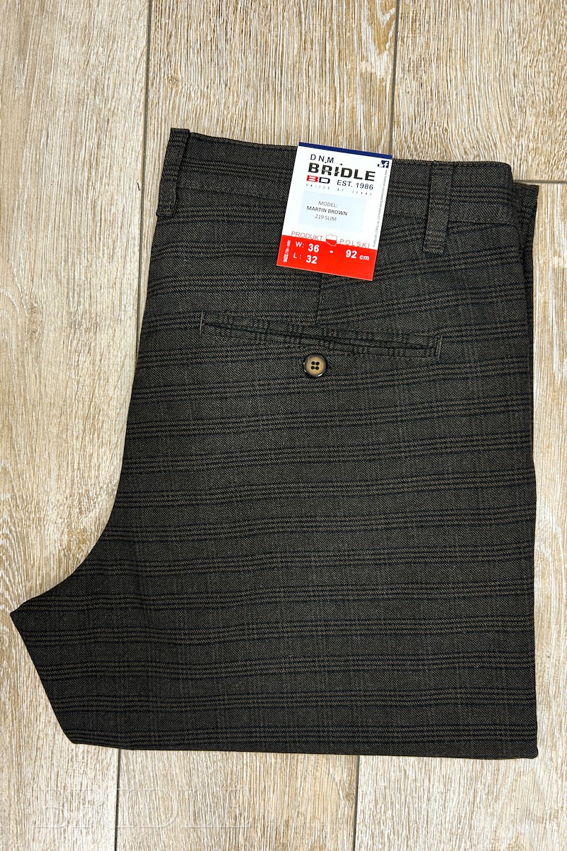 SPODNIE MARTIN BLACK 222 SLIM